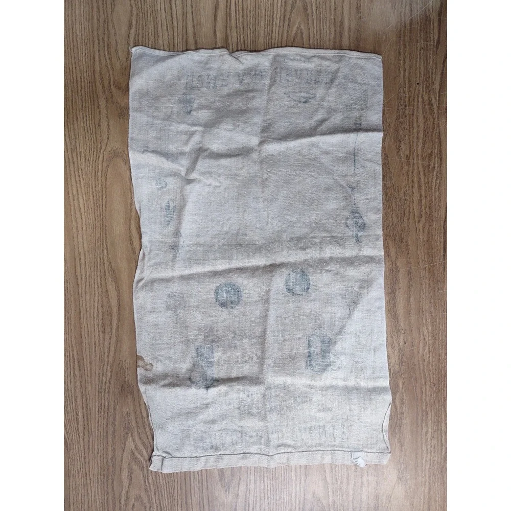Vintage 1965 Calendar Tea Towel 100% Linen Peace Plenty Home Hearth Made in USA
